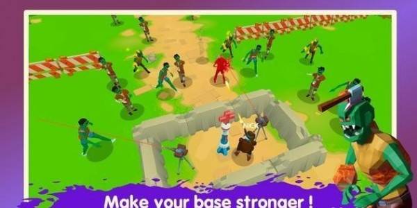 两个朋友和僵尸3D的图册