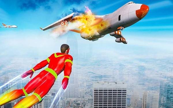 飞行超人城市英雄手机版的图册