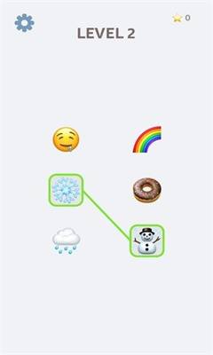 烧脑表情连连看的图册