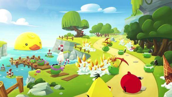 愤怒的小鸟神秘岛手游的图册