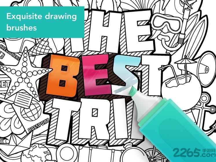 儿童色彩绘板手机版的图册