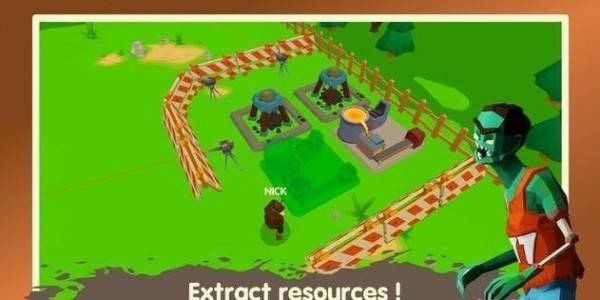 两个朋友和僵尸3D的图册