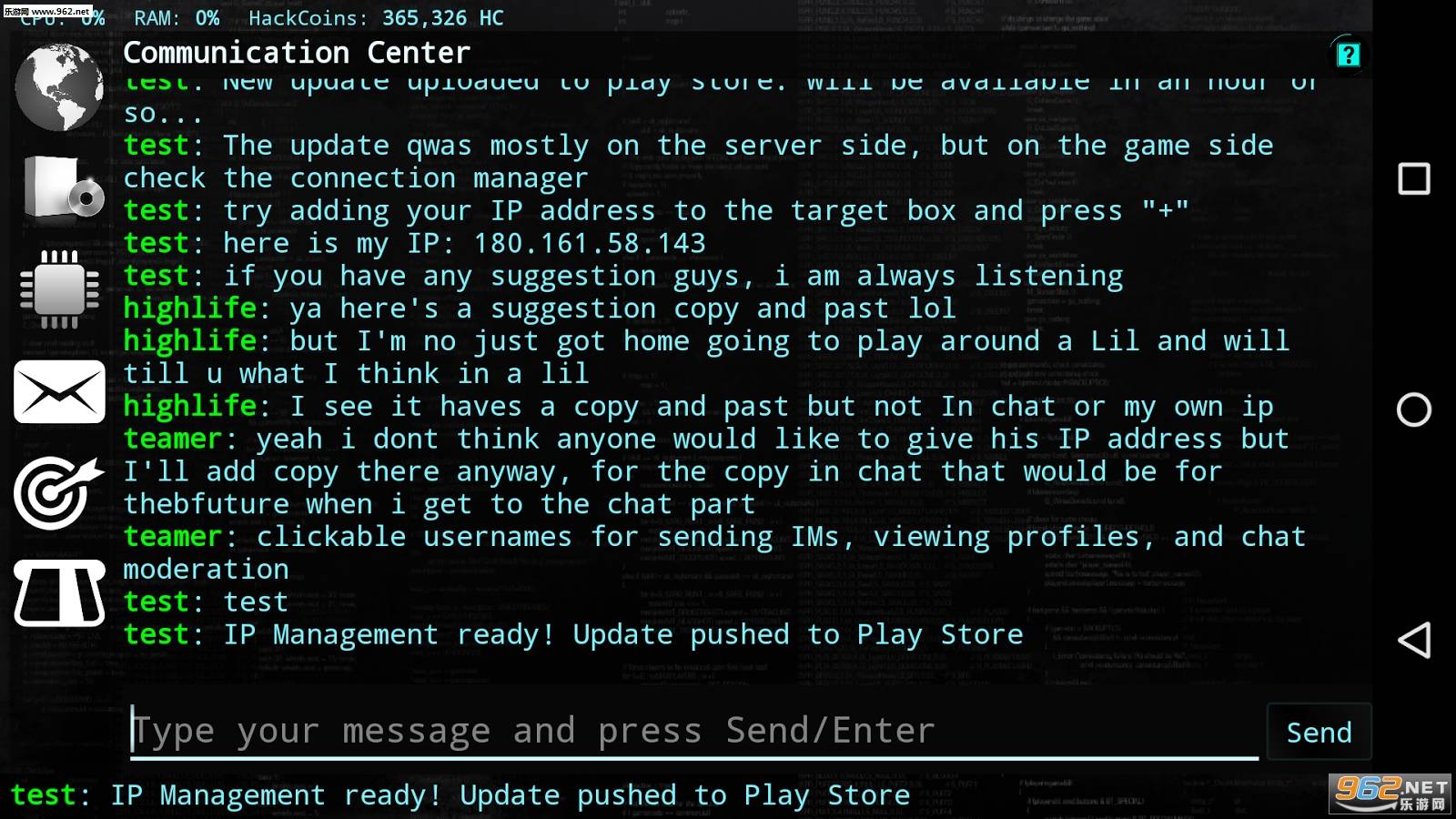 黑客上线(Hackers)手游版的图册