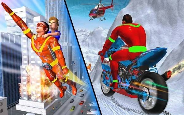 飞行超人城市英雄手机版的图册