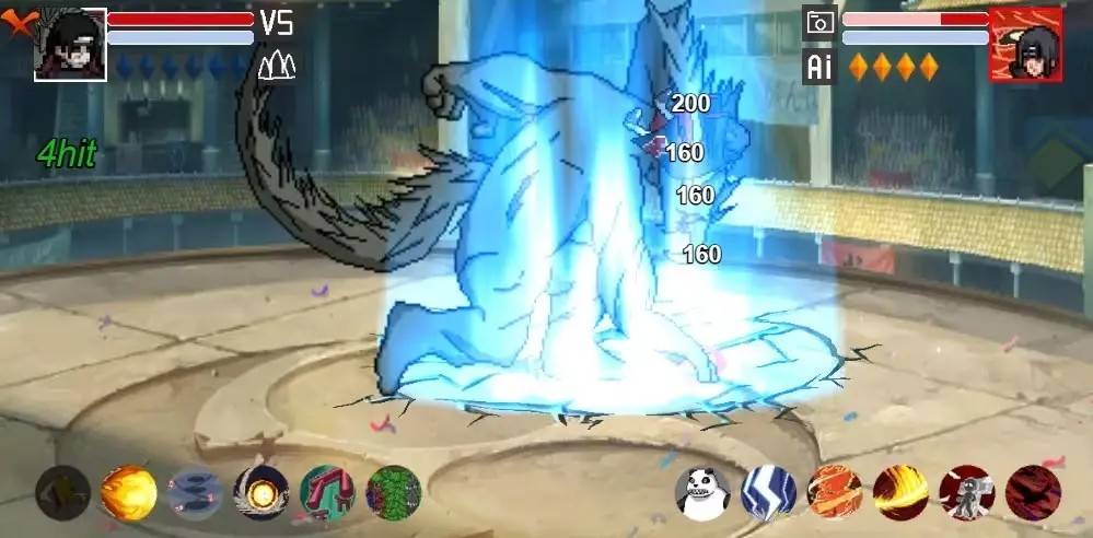 像素火影红面具的图册